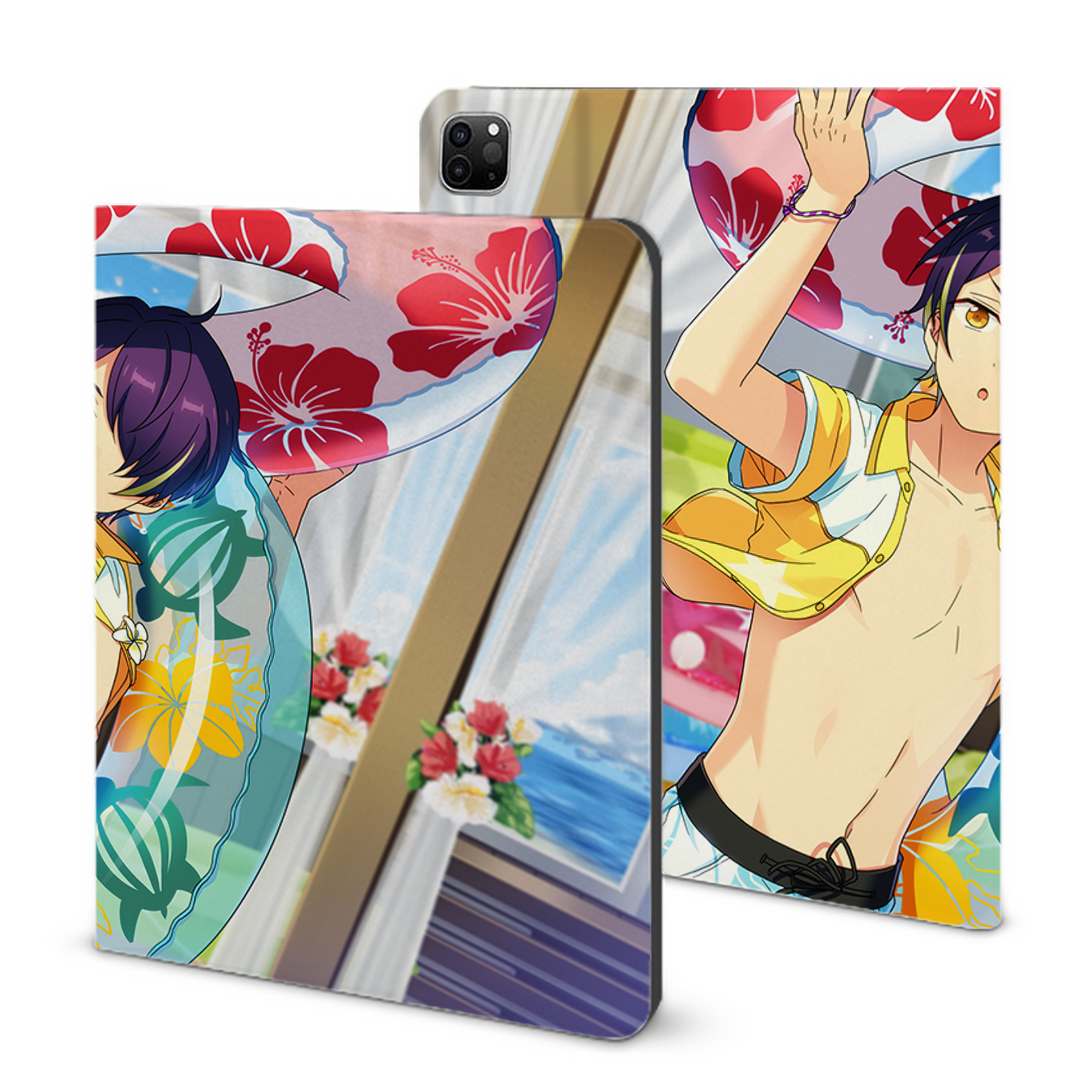 （画像用） あんさんぶるスターズ! Ensemble Stars IPad ケース ブック型 PUレザー TPU 耐衝撃 軽量 薄型 ペン収納なし 全面保護 IPad 各モデル対応